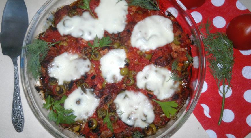Фото приготовления рецепта: Скалопине алла пиццайола, шаг №15