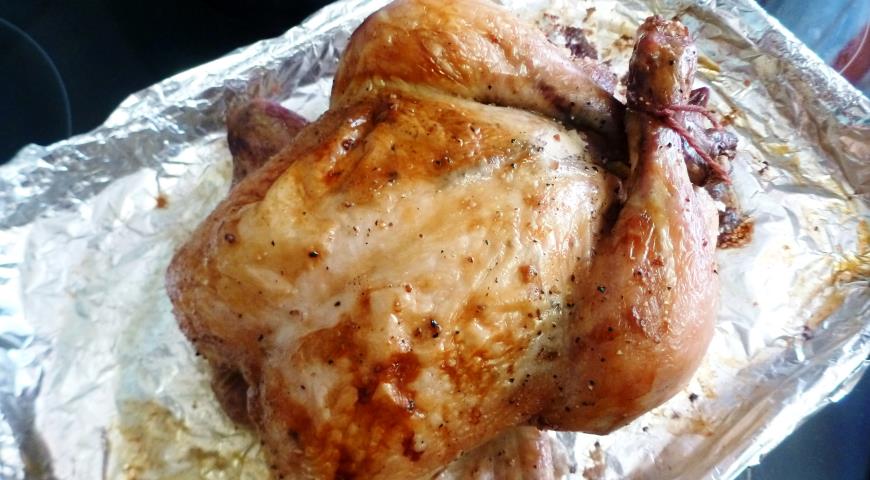 Фото приготовления рецепта: Запеченная курица по-калабрийски, шаг №5