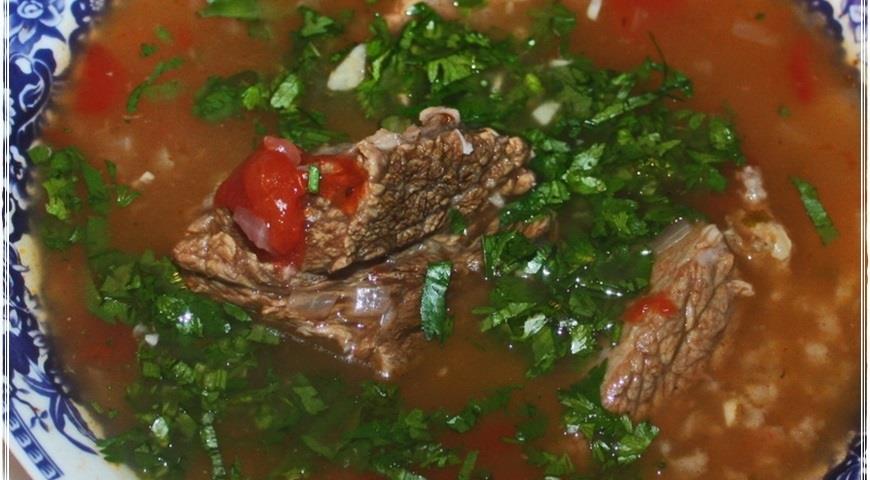 Харчо, суп от Тамары Платоновны Сулаквелидзе готов