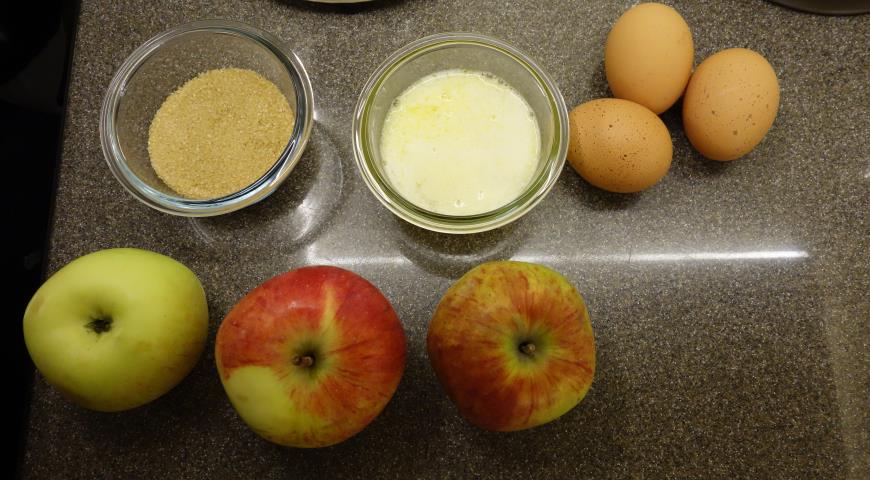 Необходимые ингредиенты для яблочной начинки
