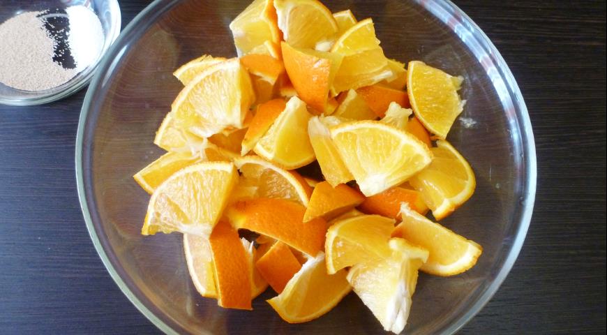 Фото приготовления рецепта: Апельсиновый квас, шаг №1