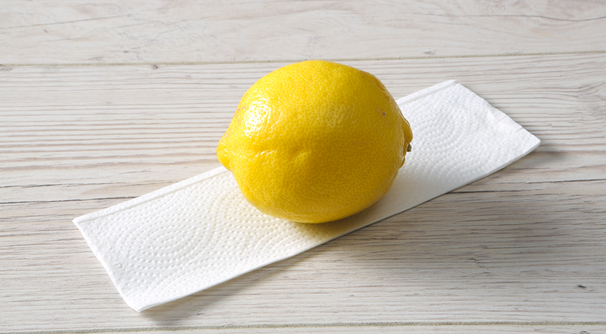 Домашний тархун, обсушите лимон