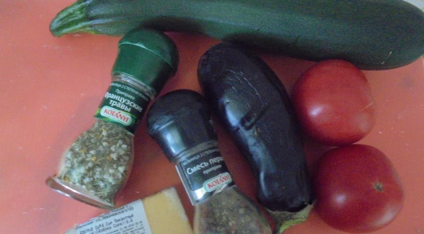 Подготовить ингредиенты для приготовления запеченных овощей