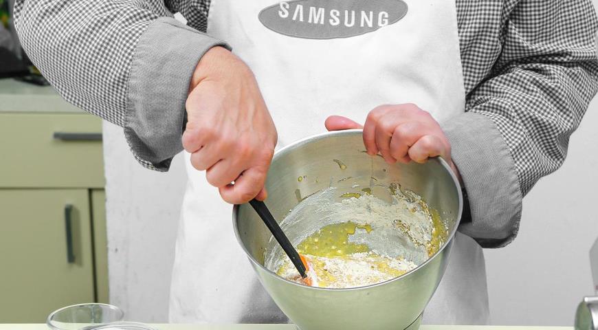 Фото приготовления рецепта: Тыквенный чизкейк с грецкими орехами, шаг №2