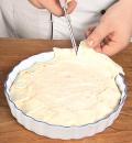 Фото приготовления рецепта: Пирог с творогом и цукатами, шаг №5