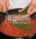 Фото приготовления рецепта: Спагетти с ветчиной в томатном соусе , шаг №4