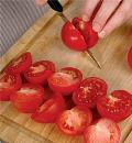 Фото приготовления рецепта: Вяленые помидоры быстро, шаг №1