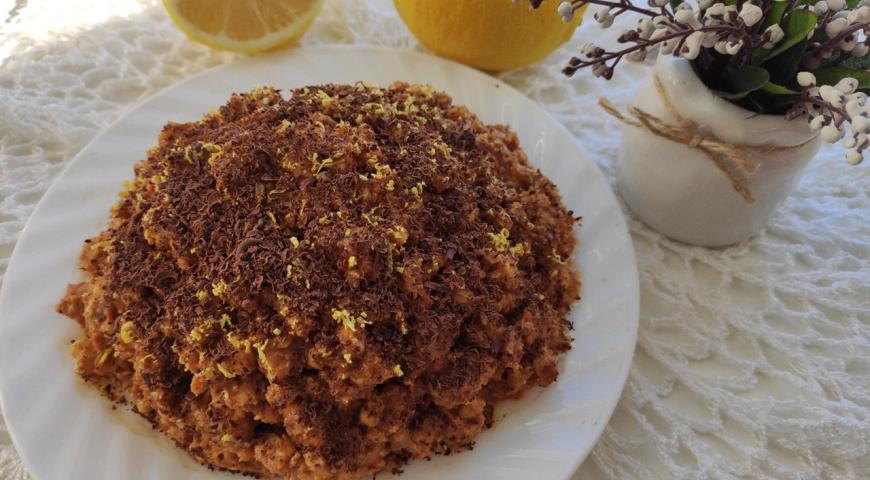 Фото приготовления рецепта: Лимонный торт Муравейник, шаг №2