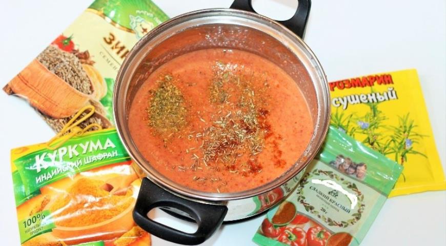 Фото приготовления рецепта: Фасолевый суп-пюре , шаг №7