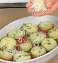 Фото приготовления рецепта: Овощной тиан (кабачки, запеченные с картошкой, помидорами и сыром), шаг №2