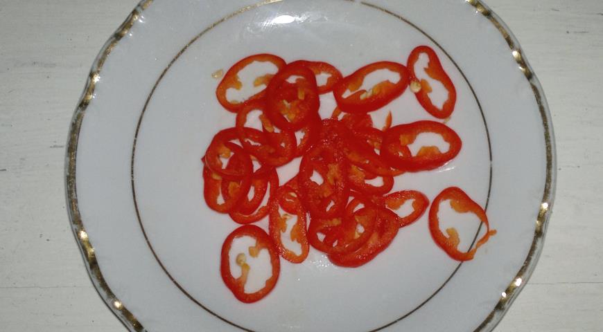 Фото приготовления рецепта: Салат из баклажанов, шаг №5