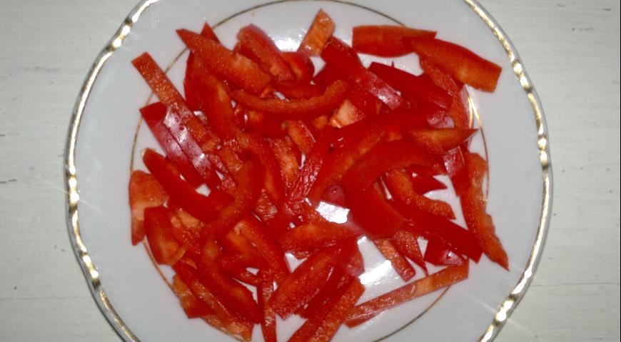 Фото приготовления рецепта: Салат из баклажанов, шаг №4