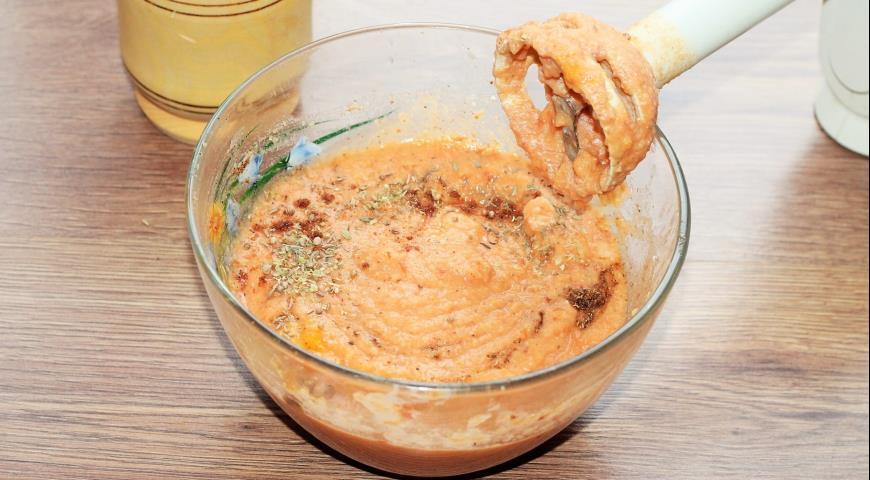 Фото приготовления рецепта: Суп с вялеными томатами или намазка для бутербродов, шаг №9