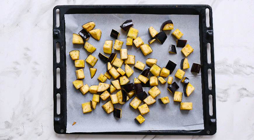 Фото приготовления рецепта: Овощное рагу из нута с таном, шаг №2